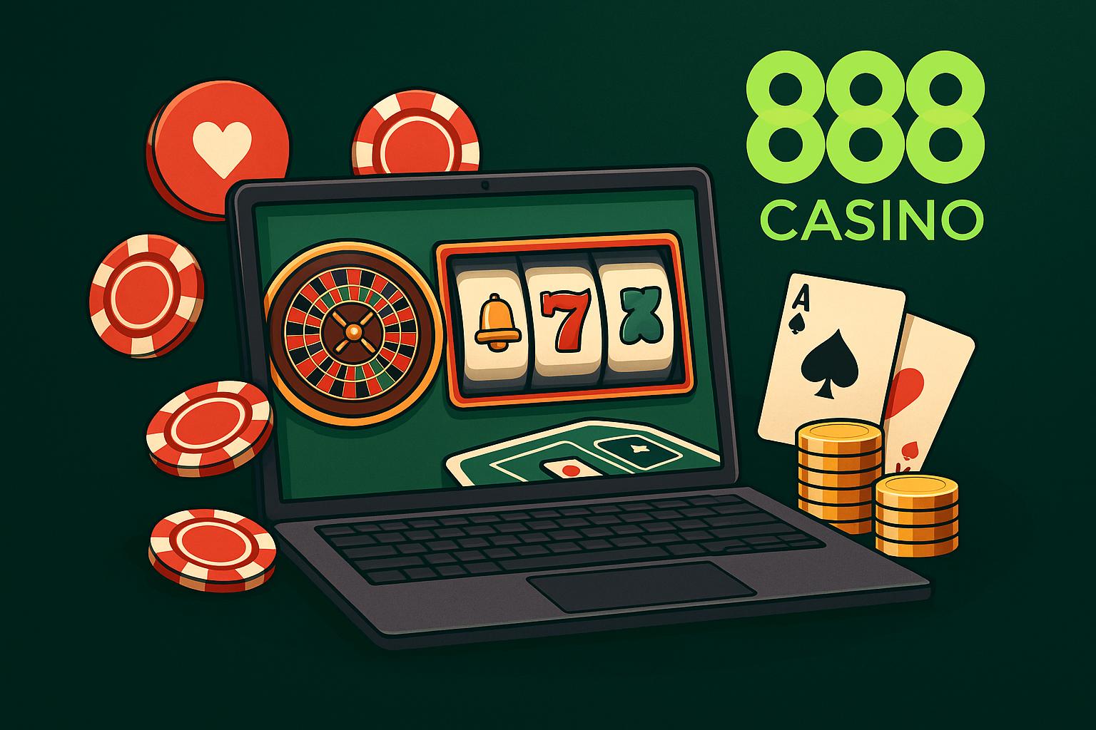 Jogos de cassino online inovadores e emocionantes na 888CASINO