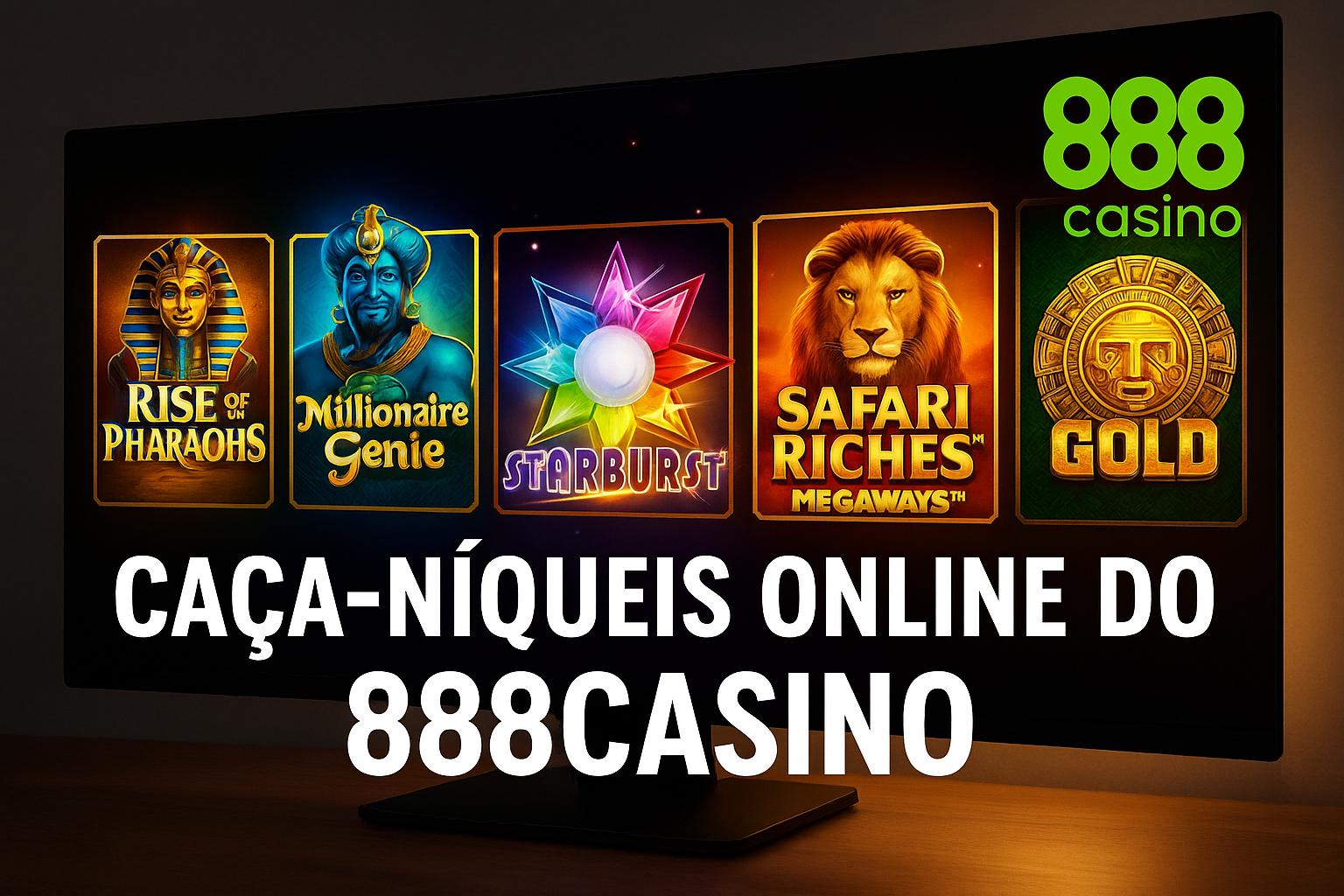 Explore o mundo das slot machines no 888CASINO Casino
